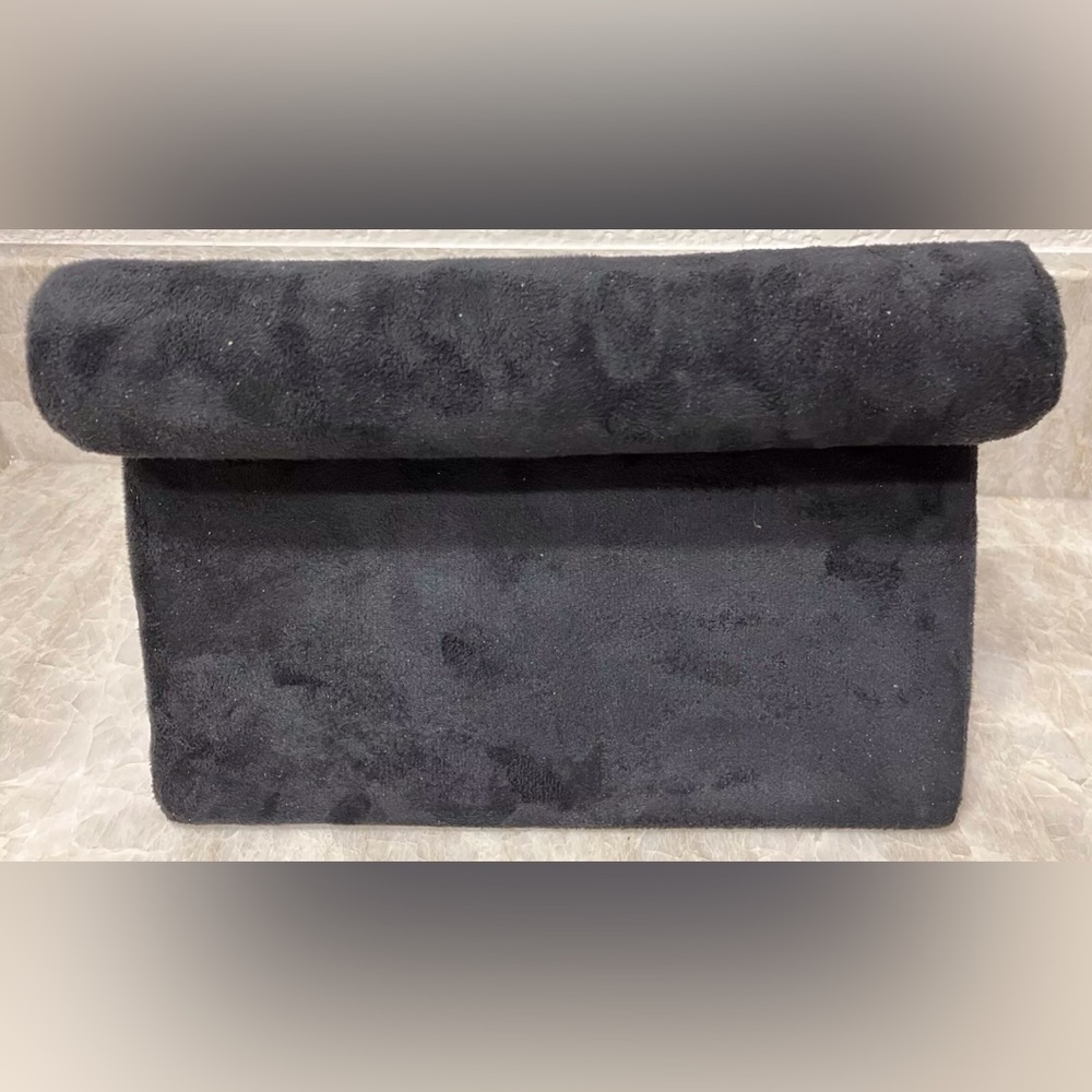 Black Velvet Triangle Wedge Cushion Pillow Jewelry Display